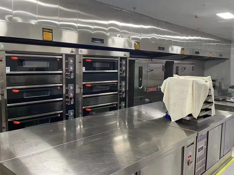 Oven in the hotel kitchen