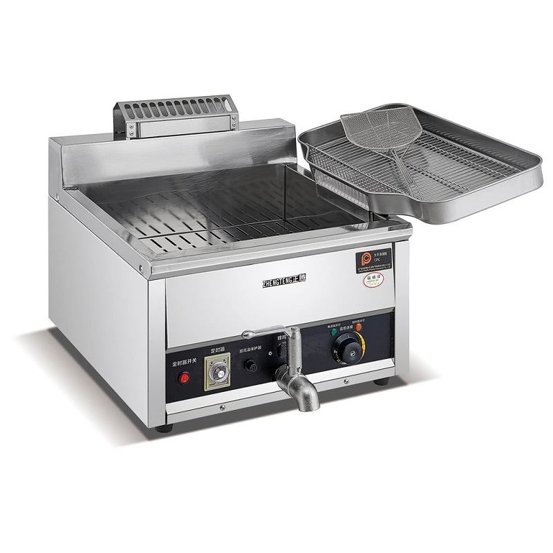 Stainless Steel Countertop Electric Deep Fryer With Basket