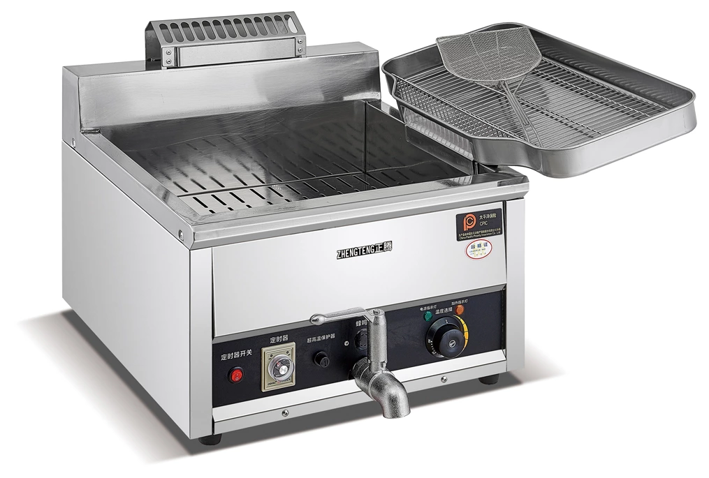 Stainless Steel Countertop Electric Deep Fryer With Basket