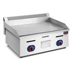 Commercial Cast Iron Two Burner Propane Gas Griddle
