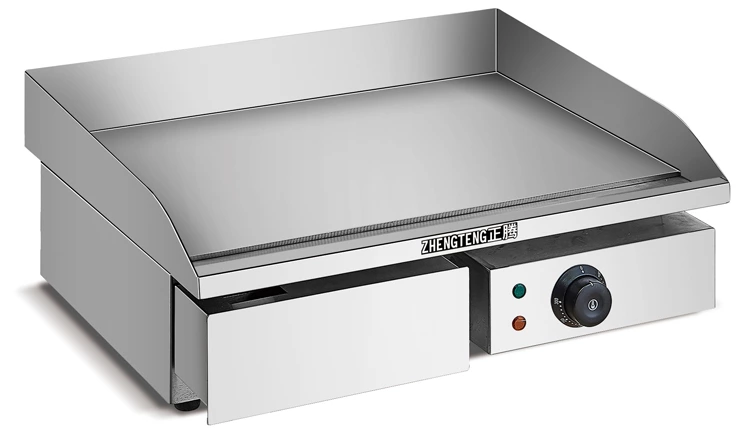 Commercial Electric Cast Iron Flat Top Non Stick Griddle
