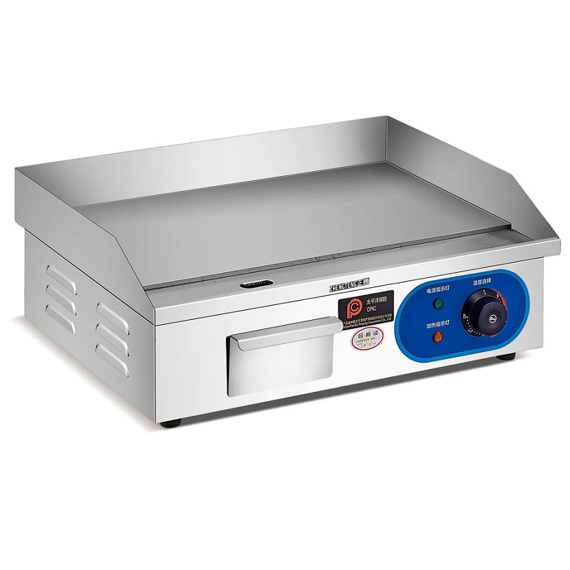 Commercial Electric Cast Iron Flat Top Non Stick Griddle