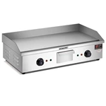Stainless Steel Electric Table Top Double Burner Pancake Griddle