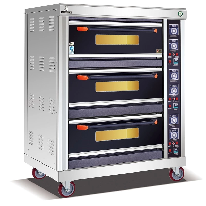 Commercial 3 Deck Electric Oven For Baking Cakes
