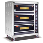 Commercial 3 Deck Electric Oven For Baking Cakes