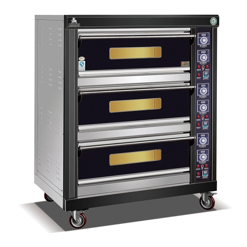 Commercial 3 Deck Electric Oven For Baking Cakes