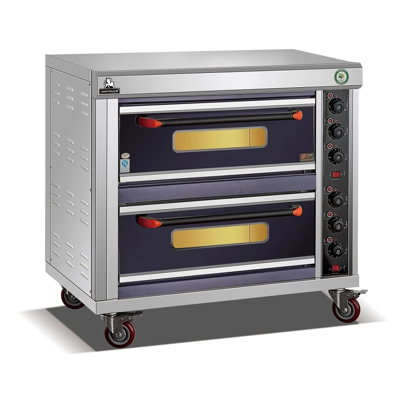 Stainless Steel 2 Deck Pizza Baking Electric Oven