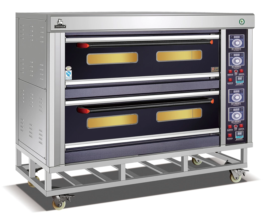 Commercial Kitchen Equipment 2 Deck Electric Pizza Oven