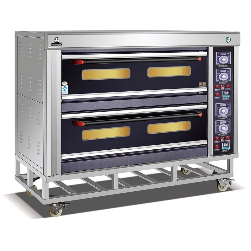 Commercial Kitchen Equipment 2 Deck Electric Pizza Oven