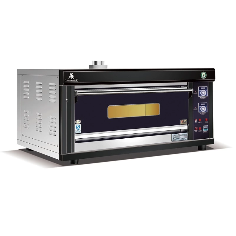 Stainless Steel Single Deck Gas Pizza Oven
