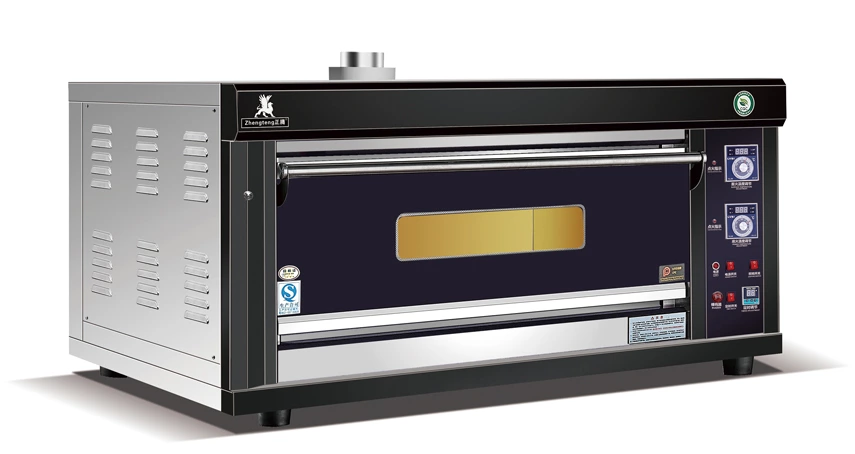 Stainless Steel Single Deck Gas Pizza Oven