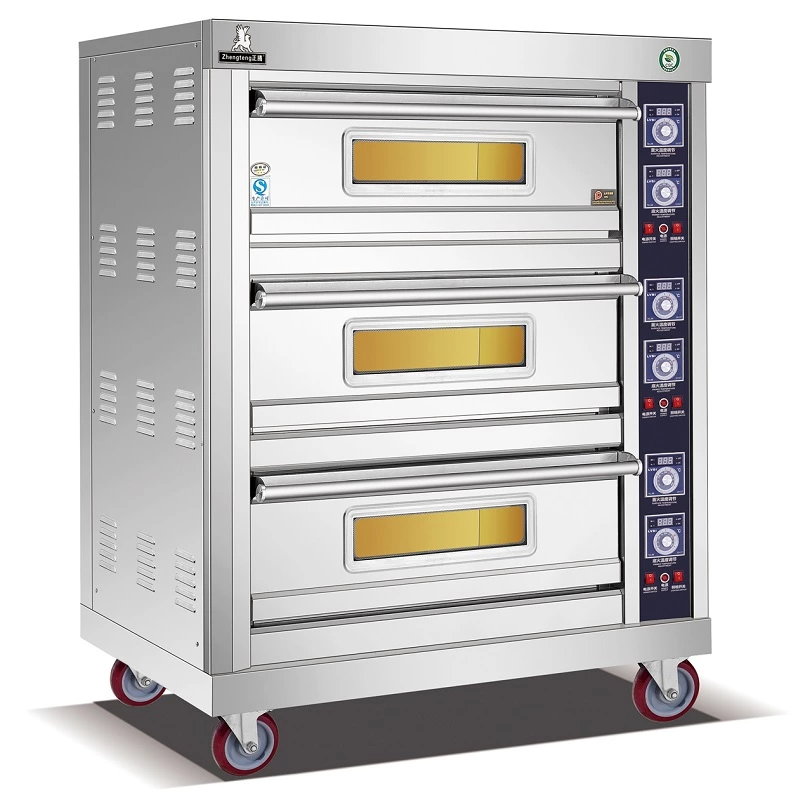 Commercial 3 Deck Electric Oven For Baking Cakes