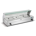 Electric Bain Marie Buffet Server Food Warmer With Tray
