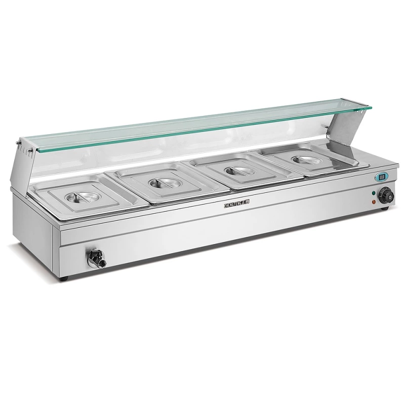 Electric Bain Marie Buffet Server Food Warmer With Tray