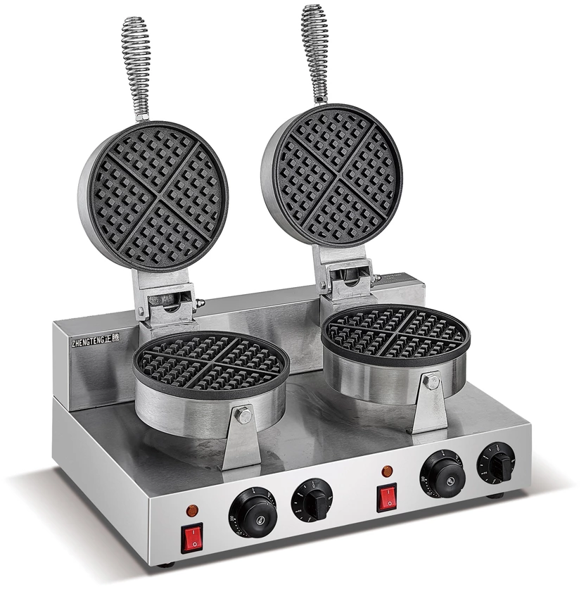 Commercial Flip Rotating Waffle And Sandwich Maker